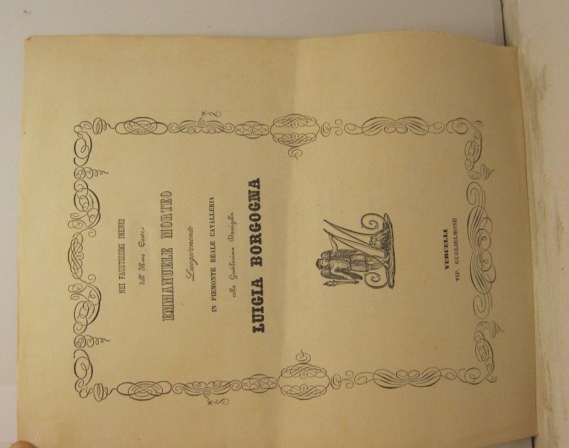 Nei faustissimi imenei dell'ill.mo conte Emmanuele Morteo luogotenente in Piemonte …