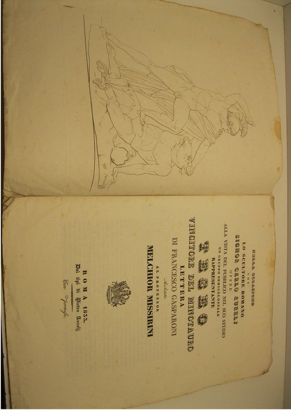 Nella occasione che lo scultore romano Signor Carlo Aurelj offre …