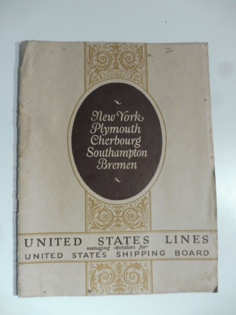 New York, Plymouth, Cherbourg, Southampton, Bremen. The Steamships. United States …