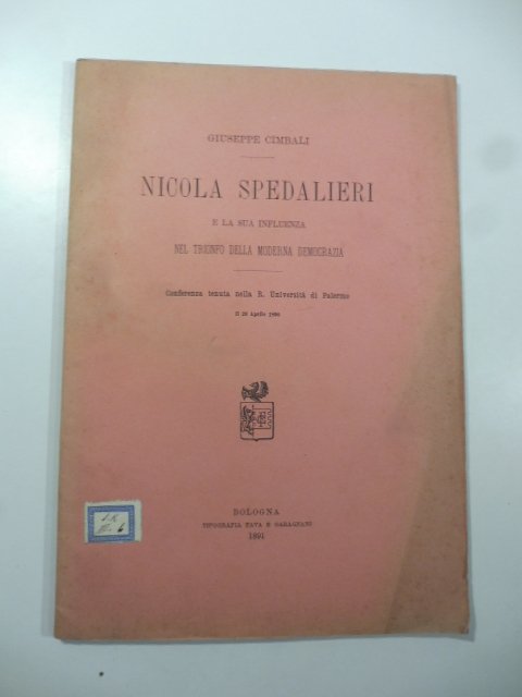 Nicola Spedalieri e la sua influenza nel trionfo della moderna …