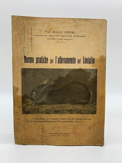 Norme pratiche per l'allevamento del coniglio
