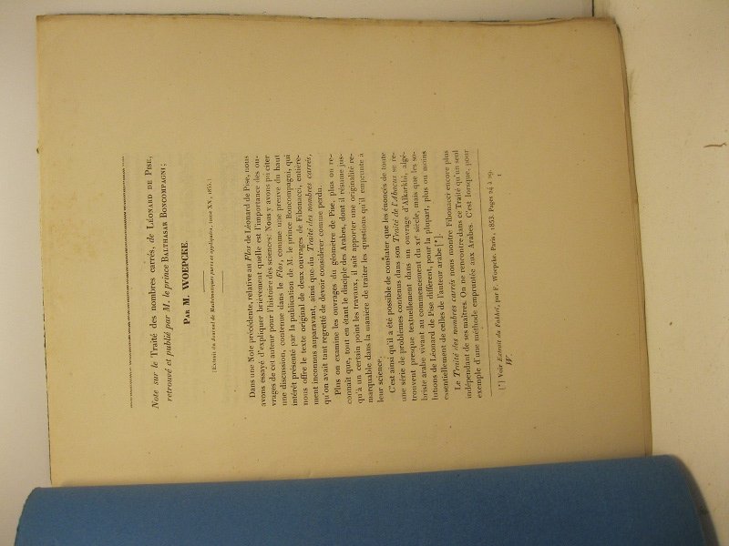 Note sur le Traite' des nombres carre's de Leonard de …