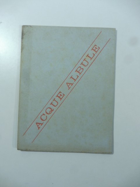 Note sur les bains sulfureux des acque albule pres de Tivoli