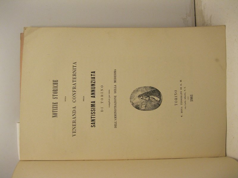 NOTIZIE STORICHE SULLA VENERANDA CONFRATERNITA DELLA SANTISSIMA ANNUNZIATA di Torino …
