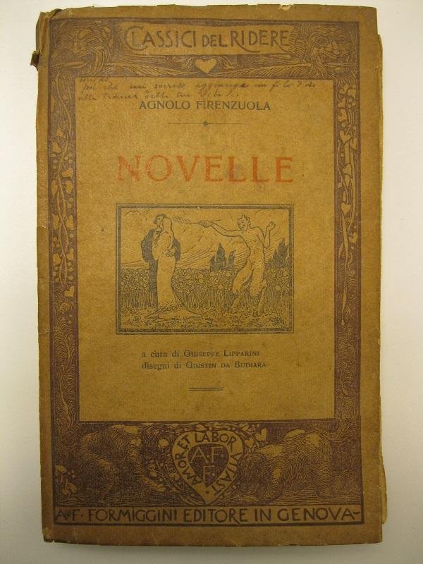 Novelle. A cura di Giuseppe Lipparini, disegni di Giustin da …