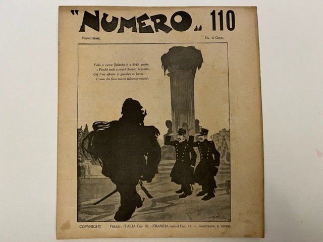 Numero. Settimanale umoristico illustrato, anno IV, n. 110