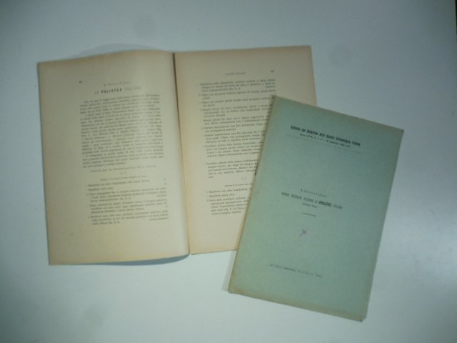 Nuove ricerche intorno ai polistes italiani (Hymen. Vesp.); Le Polistes …