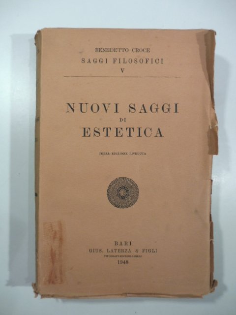 Nuovi saggi di estetica. Terza edizione riveduta