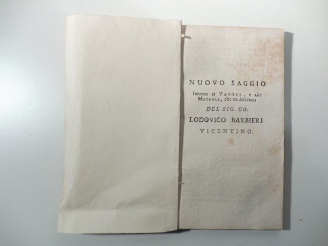 Nuovo saggio intorno ai vapori e alle meteore che ne …