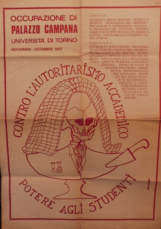 Occupazione di Palazzo Campana. Universita' di Torino. Novembre - Dicembre …