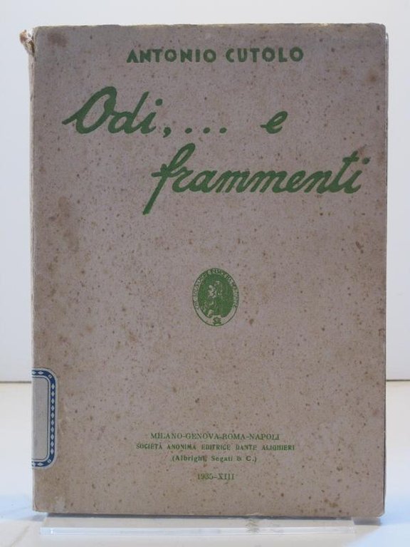 Odi,. e frammenti