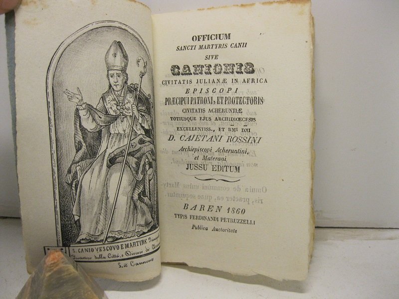 Officium Sancti martyris Canii sive Canionis civitatis julianae in Africa …