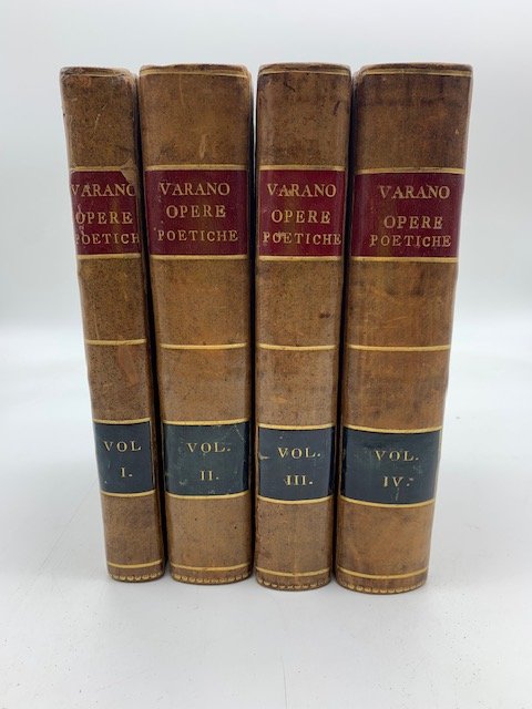 Opere poetiche di sua Eccellenza il signor D. Alfonso Varano …