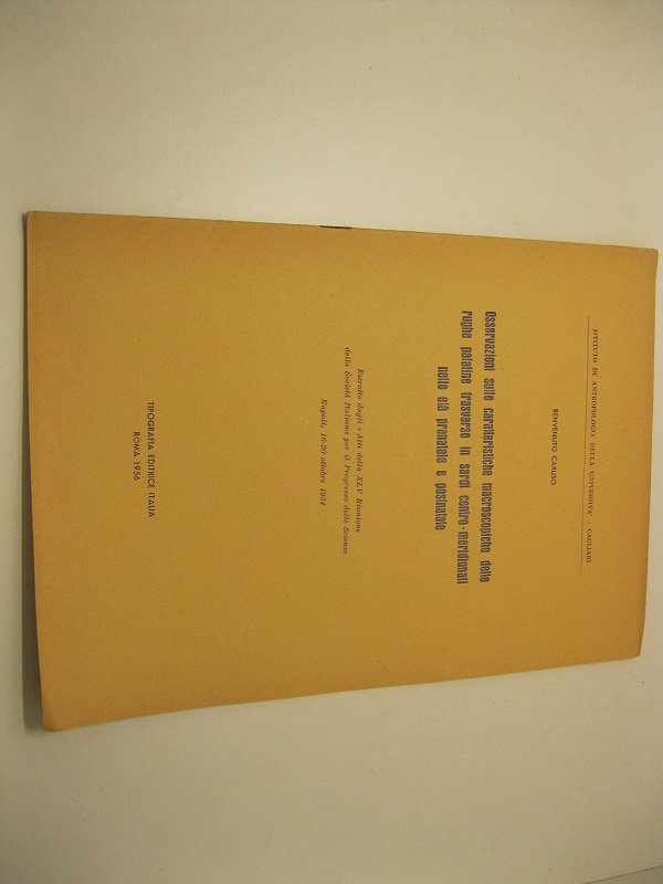 Oseervazioni sulle caratteristiche macroscopiche delle rughe palatine trasverse in sardi …