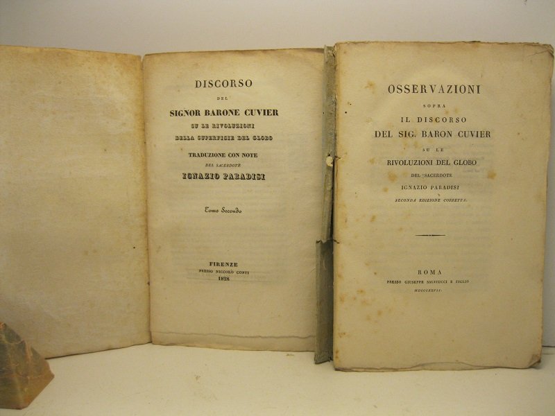 Osservazioni sopra il discorso del Sig. Baron Cuvier su le …
