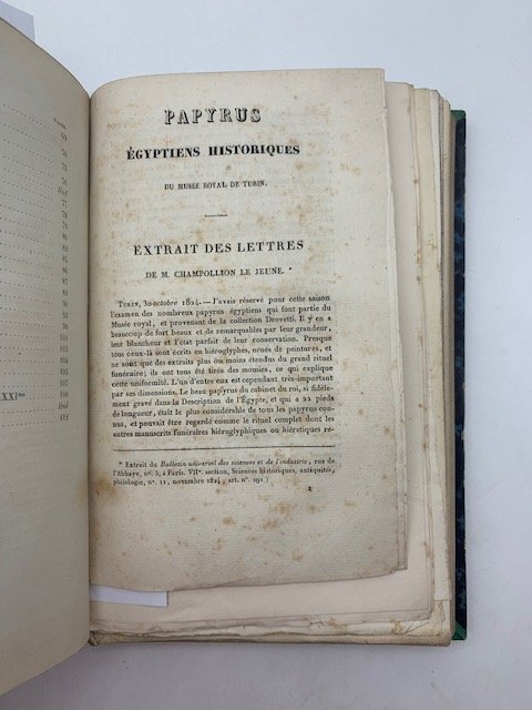 Papyrus egyptiens historiques du Musee Royal de Turin. Extrait des … | Immagine principale