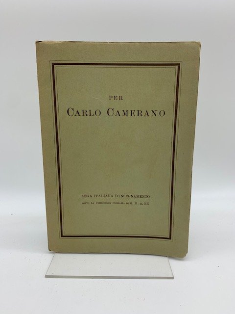 Per Carlo Camerano