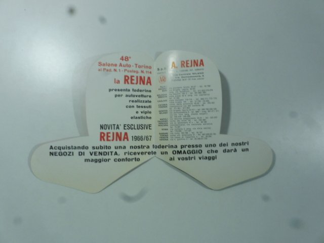 Pieghevole fustellato delle foderine per automobili Rejna