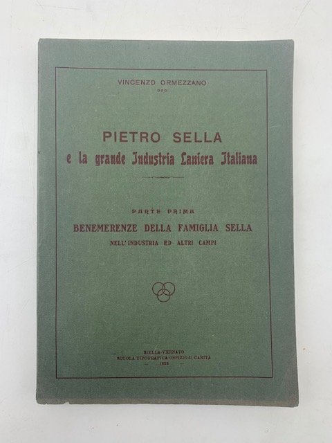 Pietro Sella e la grande industria laniera italiana. Parte prima. … | Immagine principale