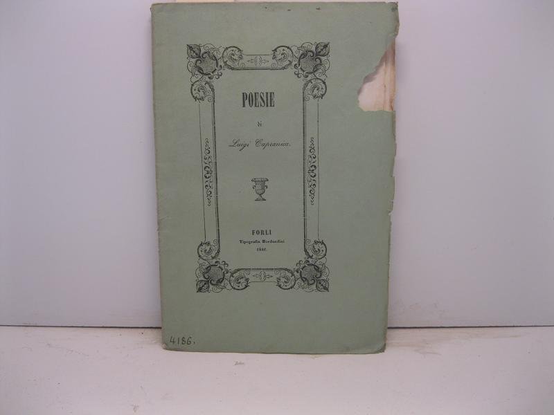 Poesie di Luigi Capranica