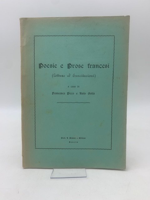 Poesie e prose francesi (letture ed esercitazioni).