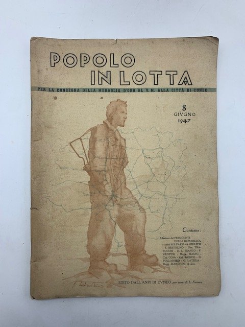 Popolo in lotta per la consegna della medaglia d'oro al …