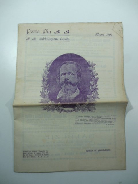 Porta Pia. Pubblicazione ricordo, Roma 1907