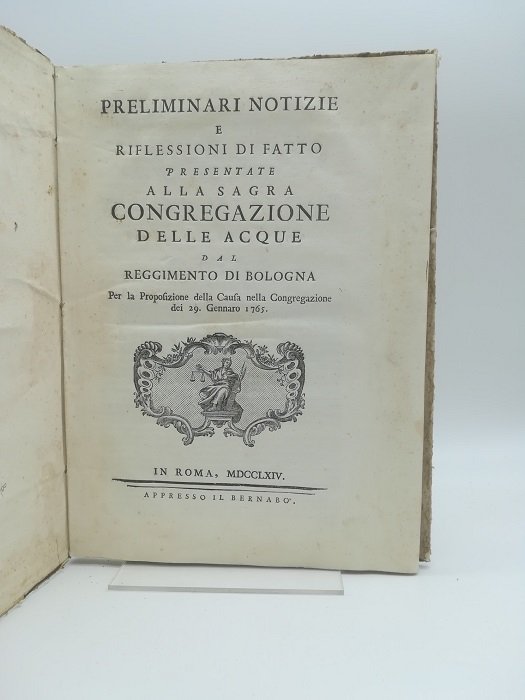 Preliminari notizie e riflessioni di fatto presentate alla Sagra Congregazione …