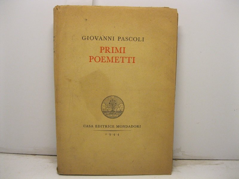 Primi poemetti. | Immagine principale