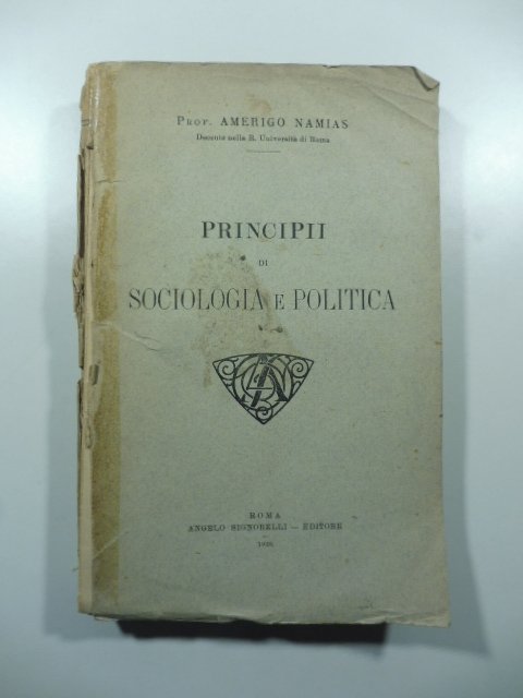 Principii di sociologia e politica.