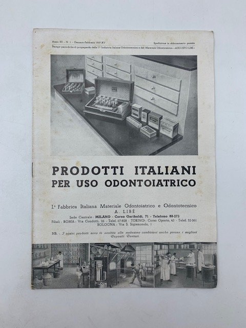 Prodotti italiani per uso odontoiatrico. Fabbrica italiana Materiale Odontoiatrico Libe'