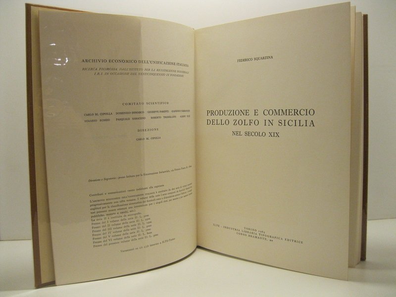 Produzione e commercio dello zolfo in Sicilia nel secolo XIX. …