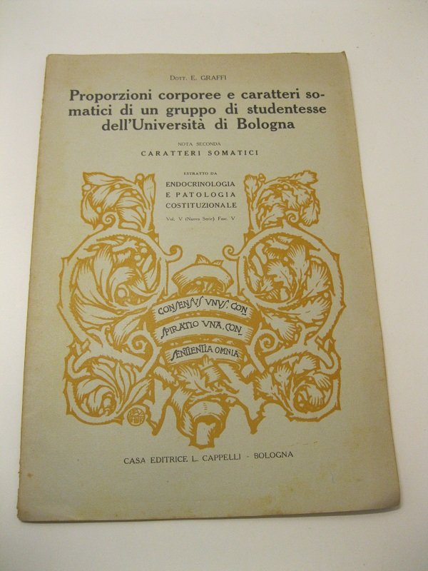 Proporzioni corporee e caratteri somatici di un gruppo di studentesse …