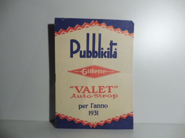 Pubblicita' Gillette. Valet autostrop per l'anno 1931