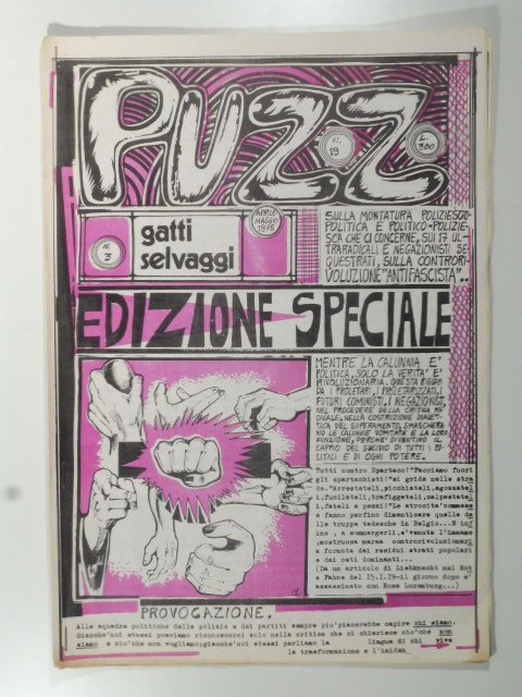 Puzz. N. 19. Aprile Maggio 1975. Gatti selvaggi. N. 3. … | Immagine Gallery 2