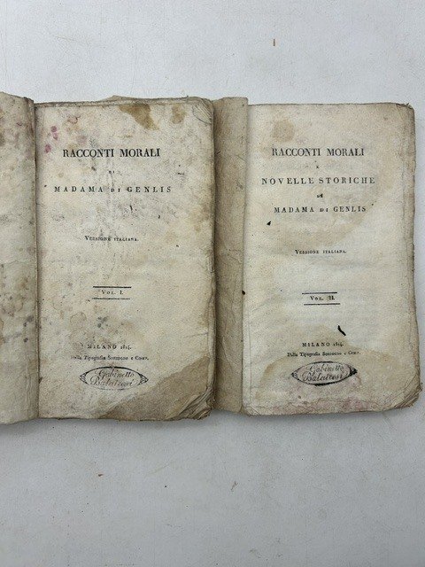 Racconti morali e novelle storiche ... Versione italiana. Volume I … | Immagine principale
