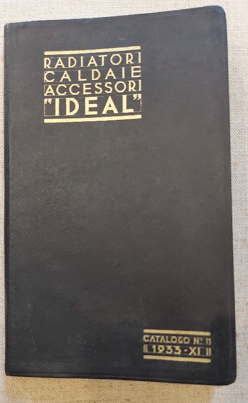 Radiatori, caldaie, accessori Ideal. Catalogo 1933
