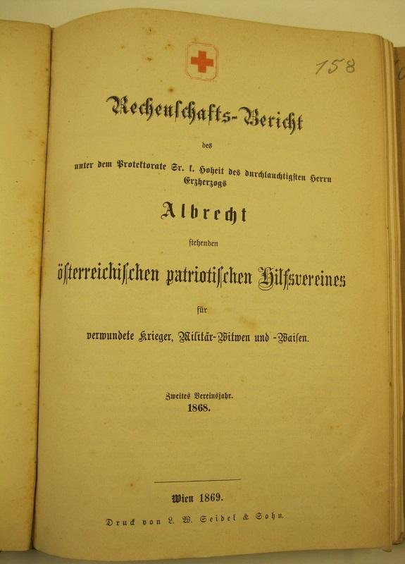 Rechenschafts-bericht des unter dem protectorate Sr. K. Hoheit des durchlauchtigsten …