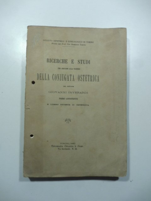 Ricerche e studi per arrivare alla diagnosi della coniugata ostetrica