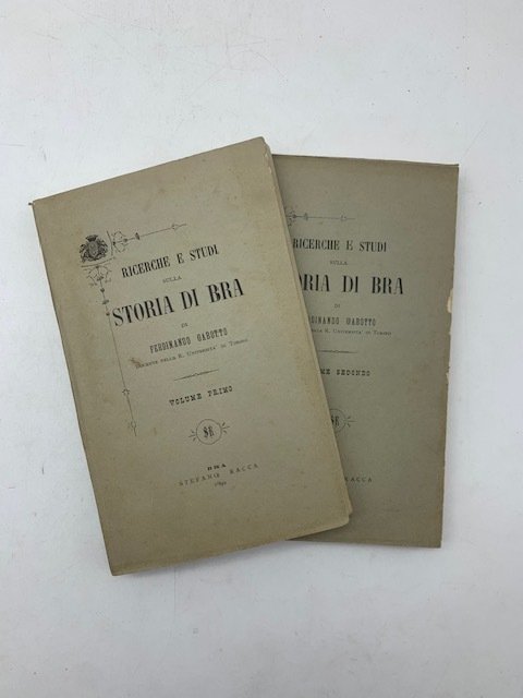 Ricerche e studi sulla storia di Bra. Volume primo ( … | Immagine principale