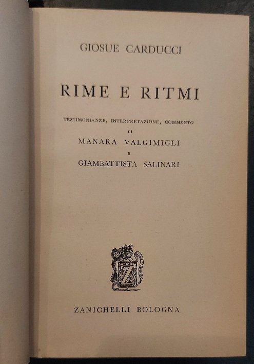 Rime e ritmi