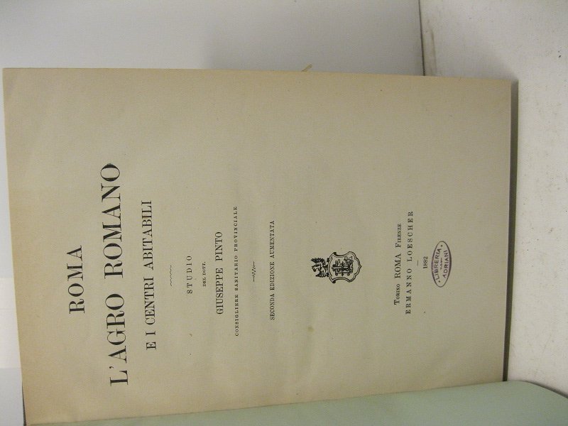 Roma l'agro romano e i centri abitabili. Studio del Dott. … | Immagine principale