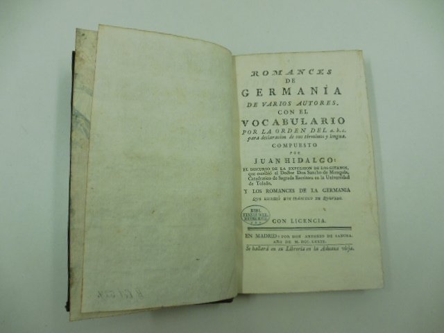 Romances de germania de varios autores con el vocabulario por …
