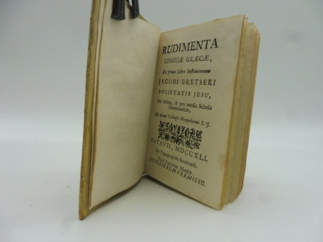 Rudimenta linguae graecae ex primo libro Institutionum Jacobi Gretseri Societatis …