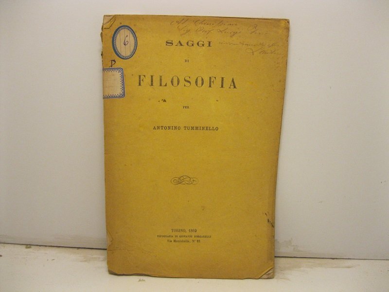 Saggi di filosofia