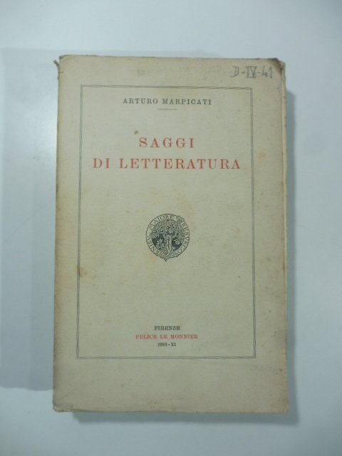 Saggi di letteratura