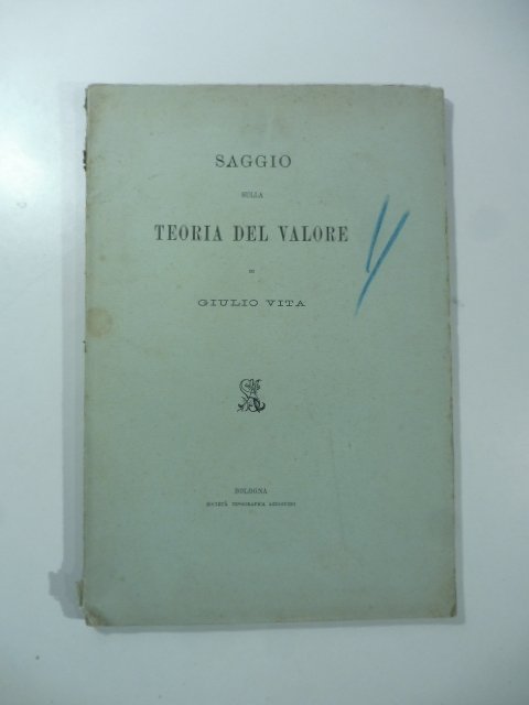 Saggio sulla teoria del valore