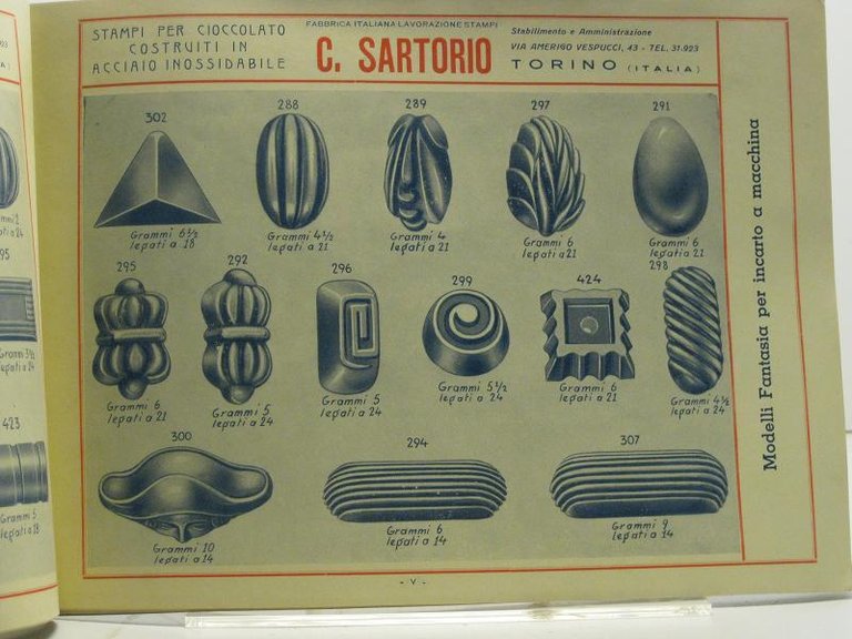 Sartorio, Fabbrica italiana lavorazione stampi