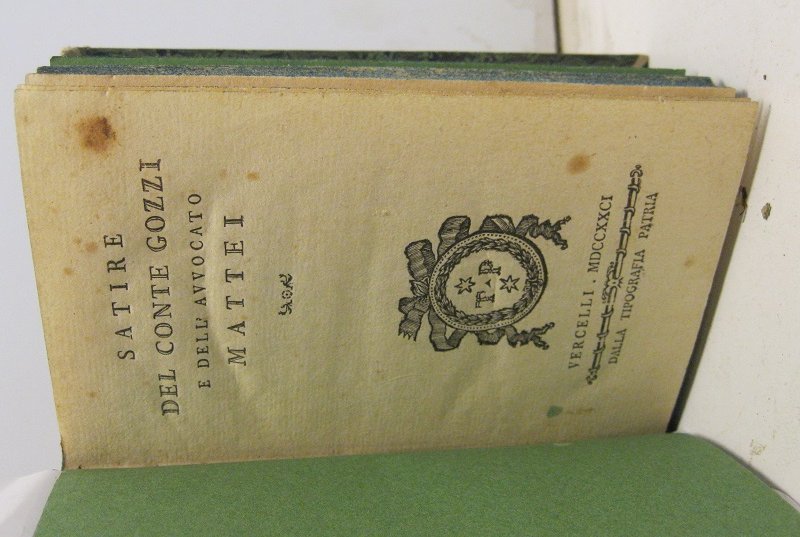 Satire del conte Gozzi e dell'avvocato Mattei