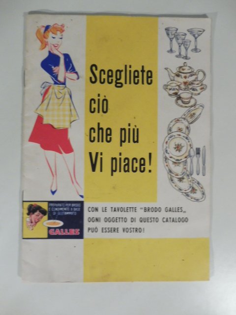 Scegliete cio' che piu' vi piace. Catalogo premi delle tavolette …